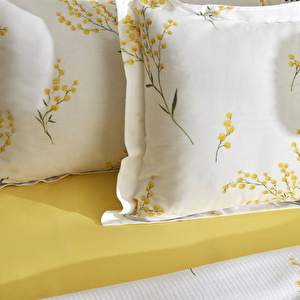 Karaca Home Loretta %100 Pamuk Tek Kişilik Pike Takımı Sarı görseli 8