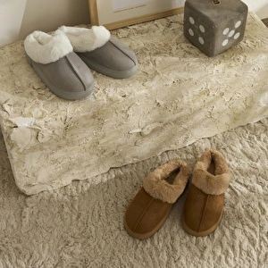 Karaca Home Fuzzy Kadın Ev Terliği 36 Numara Gri görseli 4