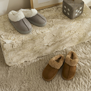 Karaca Home Fuzzy Kadın Ev Terliği 40 Numara Kahverengi görseli 4
