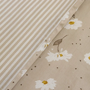Karaca Home Daisy %100 Pamuk Çift Kişilik Nevresim Takımı Bej görseli 6