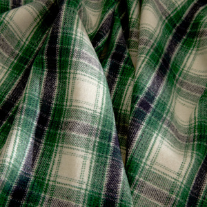 Karaca Home Flanel Throw Tv Battaniyesi Koyu Bej/Yeşil görseli 2