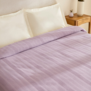Karaca Home Layna Ecocell Çift Kişilik Tek Pike Lila  görseli 4