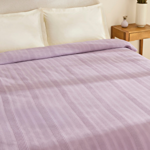 Karaca Home Layna Ecocell Çift Kişilik Tek Pike Lila  görseli 5