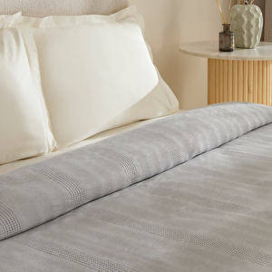 Karaca Home Layna Ecocell Çift Kişilik Tek Pike Gri görseli 6