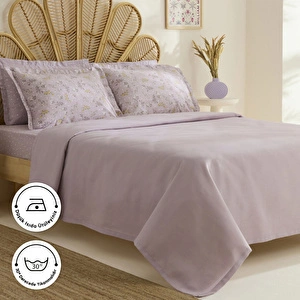 Karaca Home Noa Bambu Çift Kişilik Pike Takımı Açık Mürdüm görseli 4