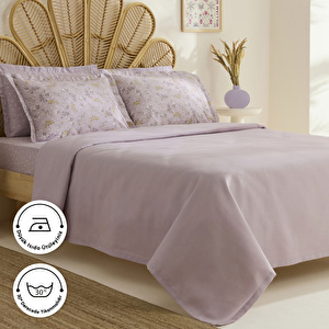 Karaca Home Noa Bambu Tek Kişilik Pike Takımı Açık Mürdüm görseli 4