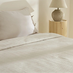 Karaca Home Sarra Britli Bambu Tek Kişilik Pike Takımı Taş görseli 4