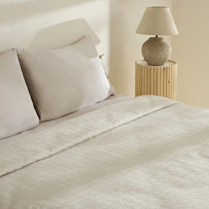 Karaca Home Sarra Britli Bambu Tek Kişilik Pike Takımı Taş görseli 8