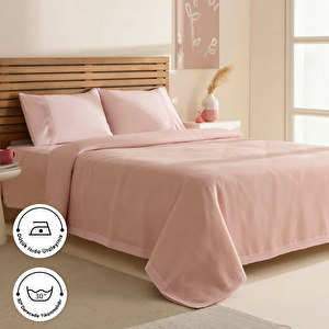 Karaca Home Maisy Bambu Çift Kişilik Pike Takımı Pudra görseli 5