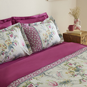 Karaca Home Mitha %100 Pamuk Çift Kişilik Nevresim Takımı Mint görseli 3