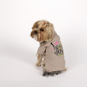 Karaca Home x Pati I Woof you T-Shirt L Beden Vizon görseli 7