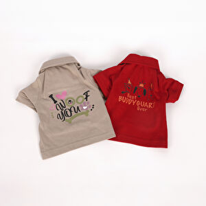 Karaca Home x Pati I Woof you T-Shirt XL Beden Vizon