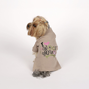 Karaca Home x Pati I Woof you T-Shirt XL Beden Vizon görseli 5