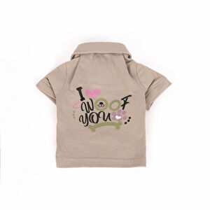 Karaca Home x Pati I Woof you T-Shirt XL Beden Vizon