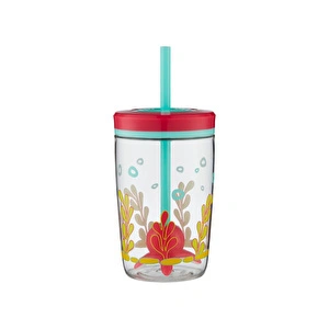 Contigo Floating Straw Tumblr Ahtapot Su Matarası 470 ml görseli 1