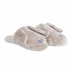Karaca Home Young Gray Rabbit Terlik 36-37 görseli 1