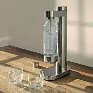 Stelton Brus Soda Makinesi Gümüş görseli 2