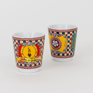 Bialetti Moka Express Dolce Gabbana 2 Cup+2 Fincan+2 Karıştırıcı Özel Set görseli 7