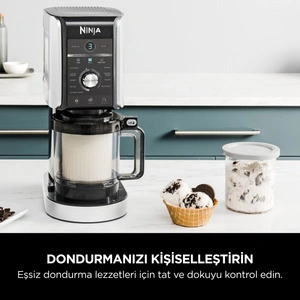 Ninja Creami Deluxe 10 in 1 Dondurma ve Frozen Makinesi görseli 5
