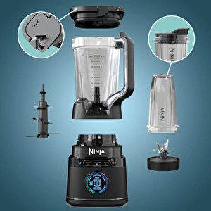 Ninja Detect™ Duo® BlendSense™ Power Blender + Smoothie Makinesi Siyah görseli 7