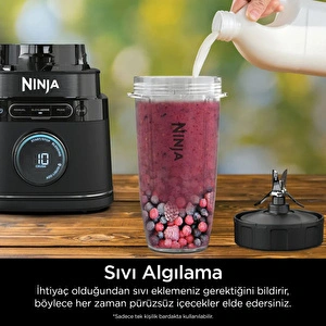 Ninja Detect™ Duo® BlendSense™ Power Blender + Smoothie Makinesi Siyah görseli 8