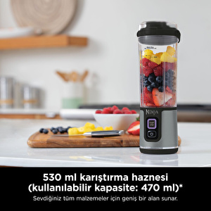 Ninja Blast Taşınabilir Blender Siyah görseli 5
