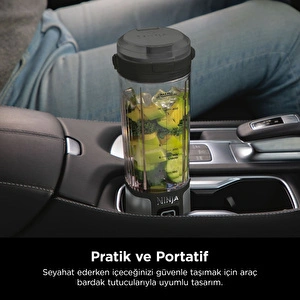 Ninja Blast Taşınabilir Blender Siyah görseli 8