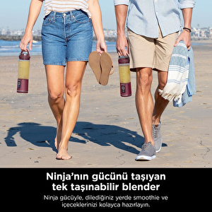 Ninja Blast Taşınabilir Blender Kırmızı görseli 2