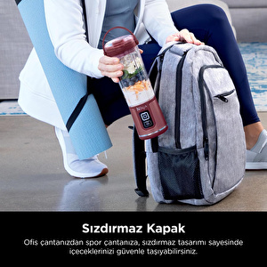 Ninja Blast Taşınabilir Blender Kırmızı görseli 8