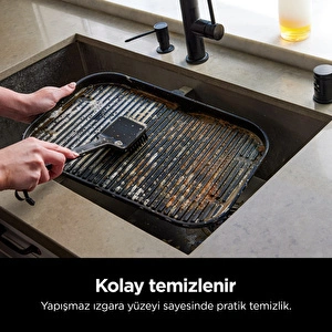 Ninja Woodfire Pro XL Elektrikli Barbekü ve Smoker Siyah görseli 7