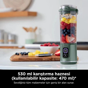 Ninja Blast Taşınabilir Blender Orman Yeşili görseli 6