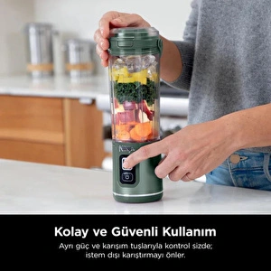 Ninja Blast Taşınabilir Blender Orman Yeşili görseli 8