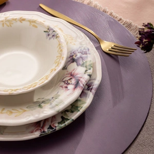 Emsan Flory Stoneware 24 Parça 6 Kişilik Yemek Takımı görseli 7