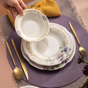 Emsan Flory Stoneware 24 Parça 6 Kişilik Yemek Takımı görseli 9
