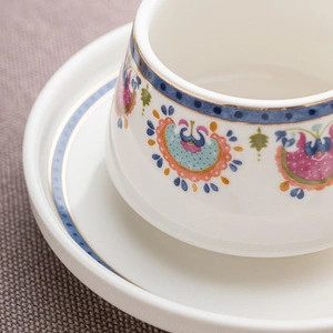 Emsan Ethnic Pink Porselen 32 Parça 6 Kişilik Kahvaltı/Servis Takımı görseli 11