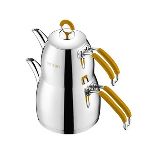 Emsan Mina Mini Çaydanlık Takımı Sarı 0.75L & 2L görseli 2