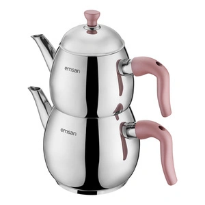 Emsan Duru Maxi Çaydanlık Takımı Pembe 1.25 - 2.5 Lt görseli 3