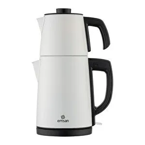 Emsan Bella Gusto Çelik Çay Makinesi Krem görseli 5