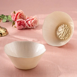Emsan Golden 2 Parça Cam Konik Kase 21 cm görseli 4