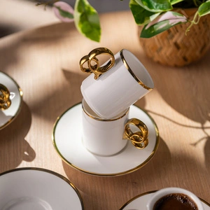 Emsan Wedding 90 ml 6'lı Kahve Fincan Takımı görseli 5