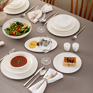  Emsan Alya Beyaz 53 Parça 12 Kişilik Yemek Takımı