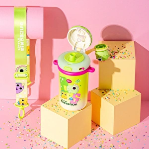 Emsan Baby Dinosaur Termos Yeşil 450 ml görseli 4