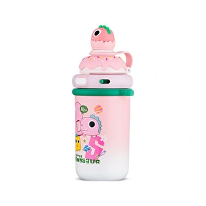 Emsan Baby Dinazor Termos Pembe 450 ml görseli 6