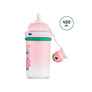 Emsan Baby Dinazor Termos Pembe 450 ml görseli 8