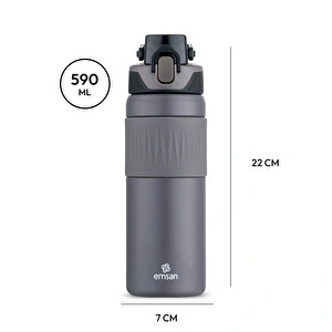 Emsan Sportline Termos Gri 590 ml görseli 6