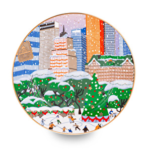Jumbo New Year Countries 4'lü Pasta Tabağı 20 cm görseli 4