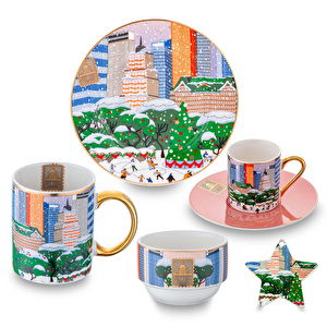 Jumbo Newyork Yıldız Desenli Charm 8 cm görseli 2