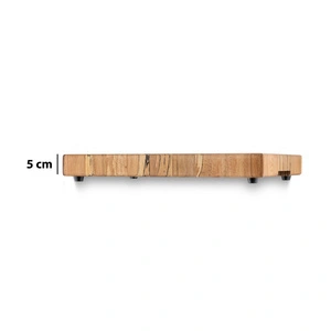 Jumbo Rustik Natural Kesme Tahtası 38x26 cm görseli 6