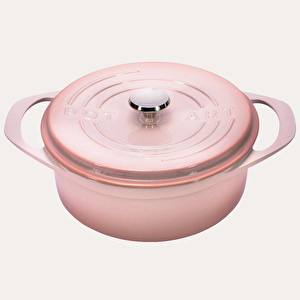 Pot Art 28 Cm Derin Tencere Mat Pembe görseli 1