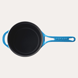 Pot Art 18 Cm Yuvarlak Sos Tencere Mavi görseli 4